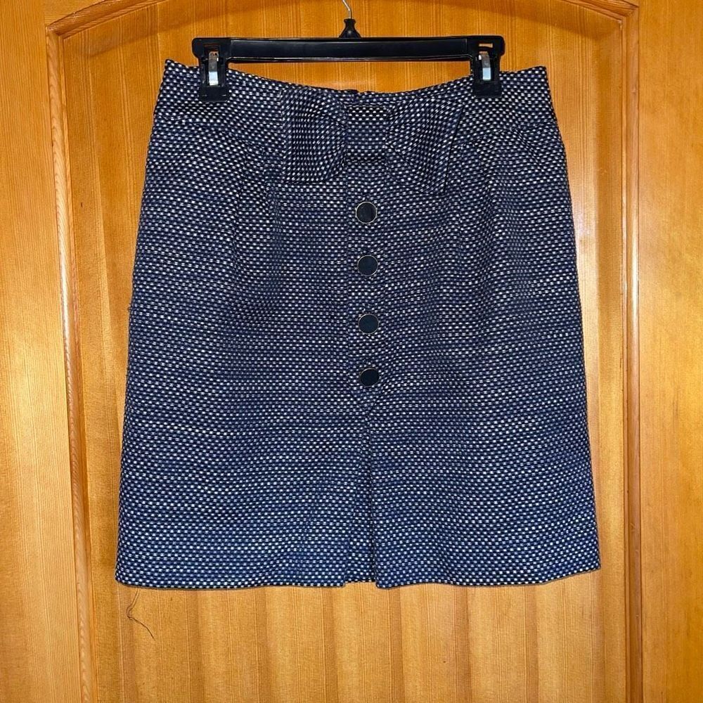 Leifsdottir Anthropologie Tweed Bow Skirt